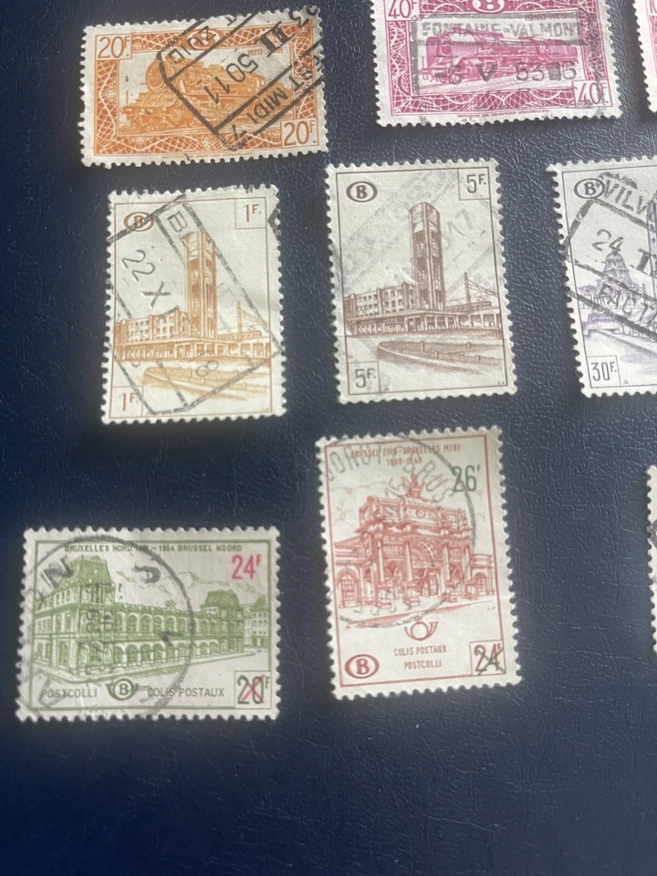 Belgium 1948-1966 Railway Parcelpost Used 16 Stamps, F/VF - Image 4 of 4