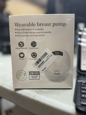 Electric Wearable Breast Pump Hands-Free Portable Silent Milk Extractor for Moms
