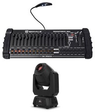 Chauvet DJ Intimidator Spot 260X Moving Head Light w/RF Receiver DMX Controller