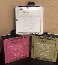 Spongelle Radiant Cleanse Buff Glow Shimmer Buffer w/ Built-In Body Wash