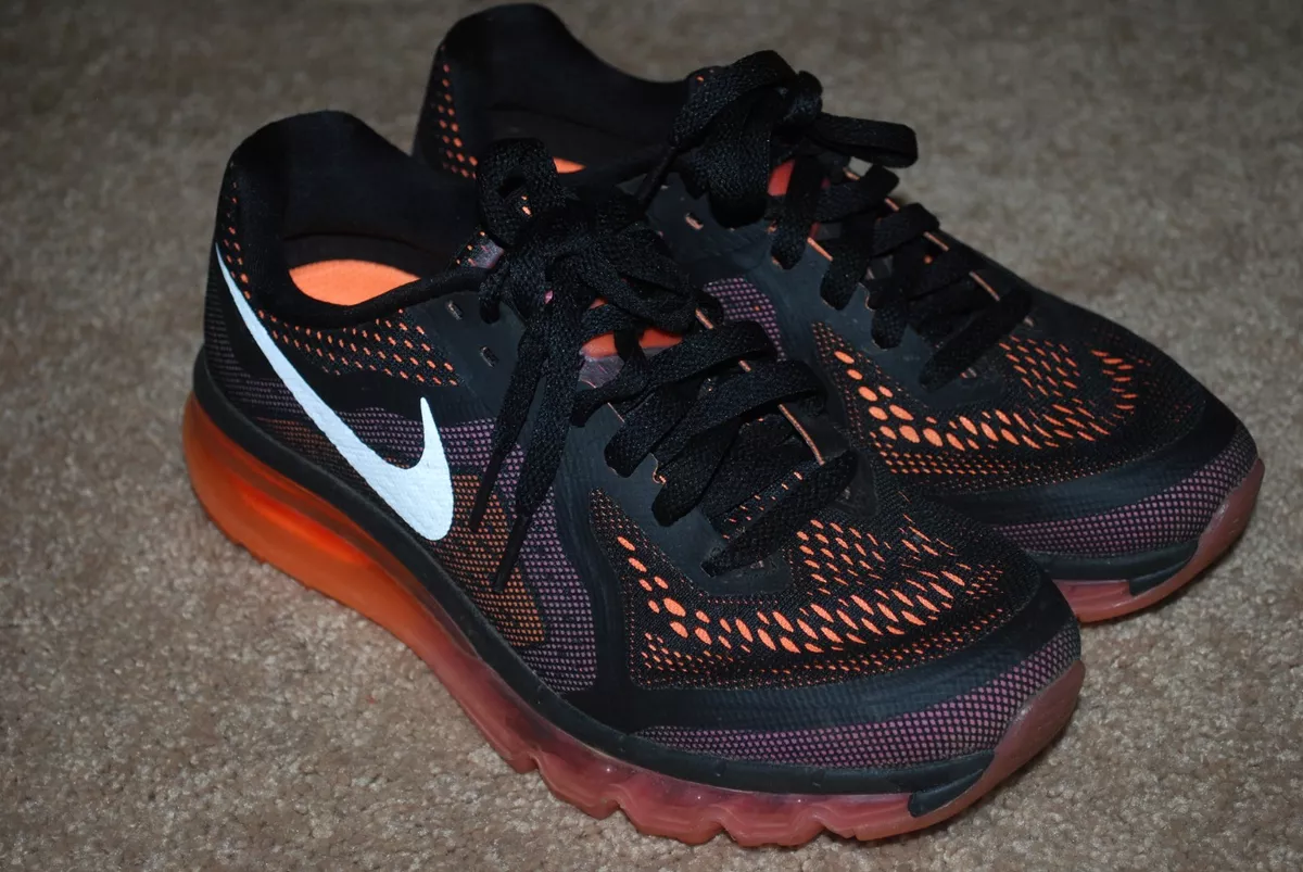 Women s Nike 2014 Air Max Red Violet Atomic Running Sneakers 7.5 621078 015