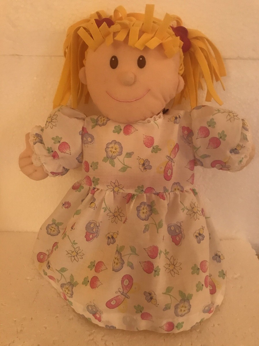 ELC Early Learning Centre Rag Doll Flower Dress Soft Toy 15”