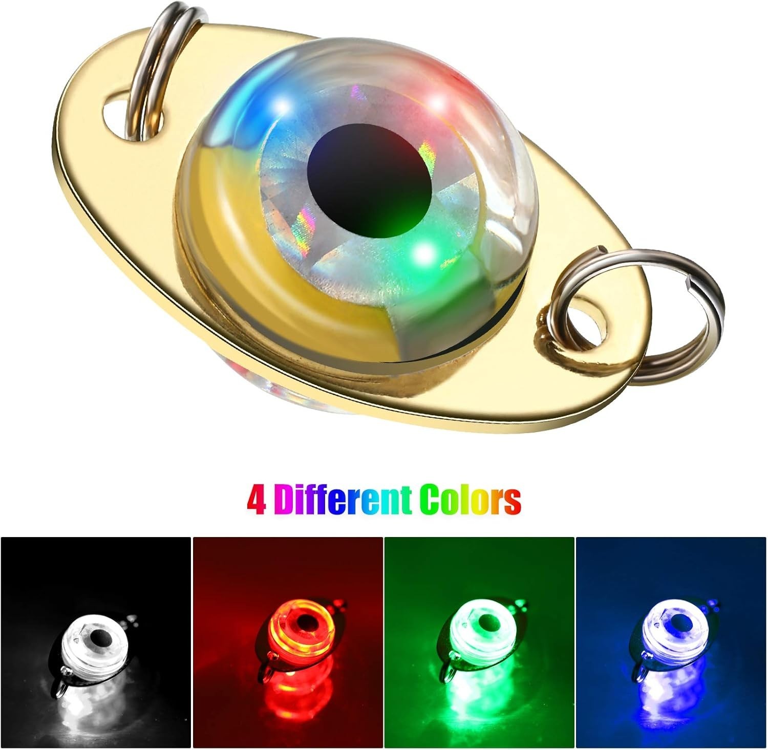 20 LED Fishing Lures Lighted Spoons for Saltwater and Freshwater Bass Halibut - Image 6