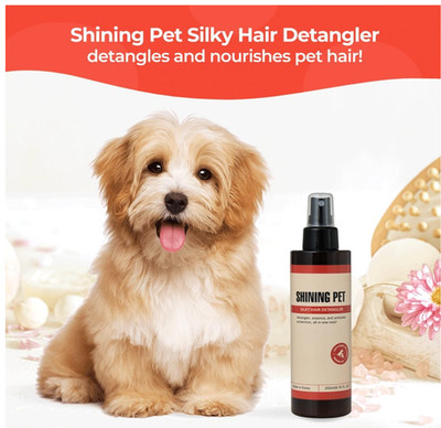Shining Pet Silky Hair Detangler, Premium K Beauty Pet Grooming Spray for Dogs