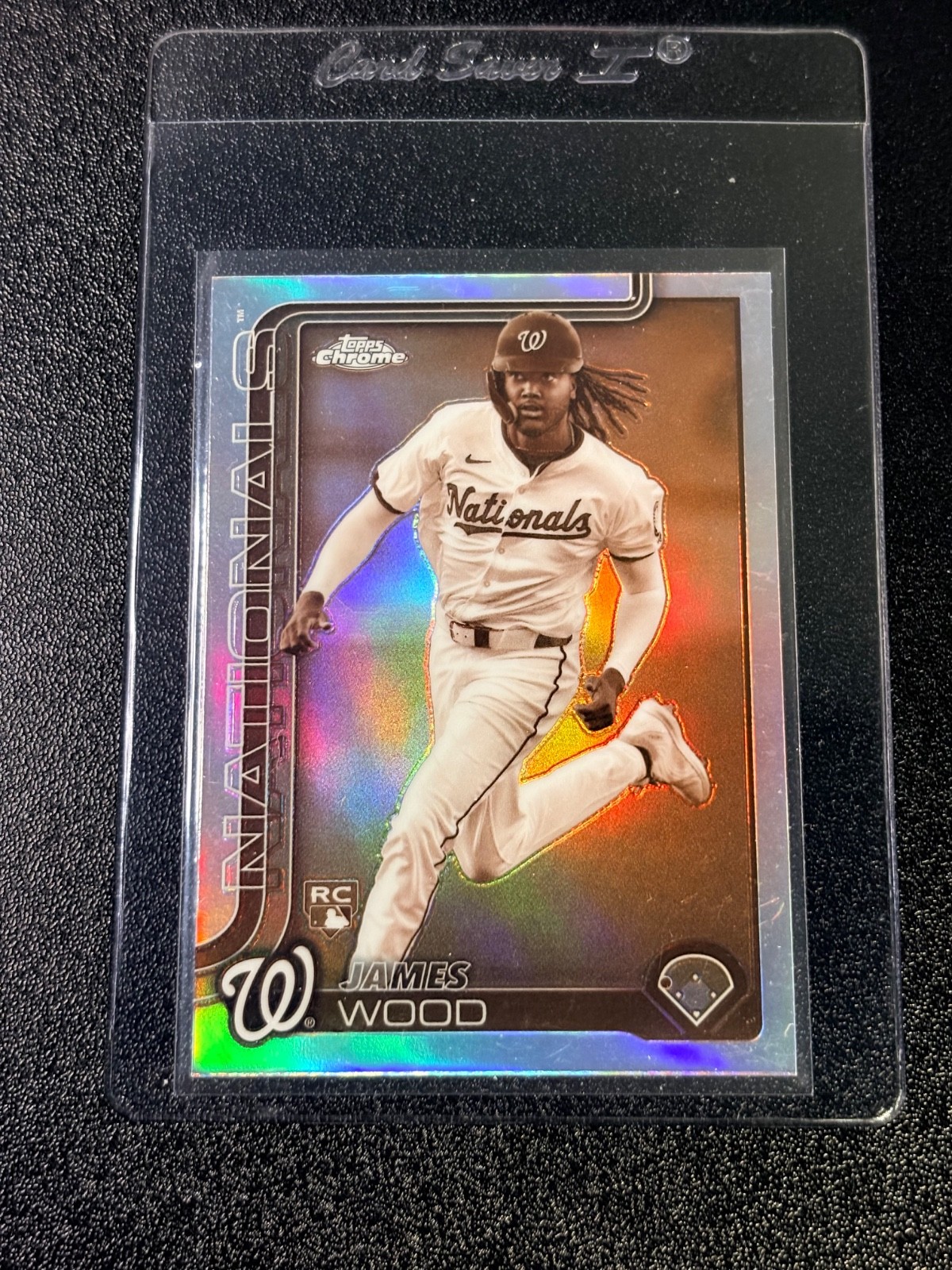 2025 Topps Chrome - James Wood #132 Sepia Refractor (RC)