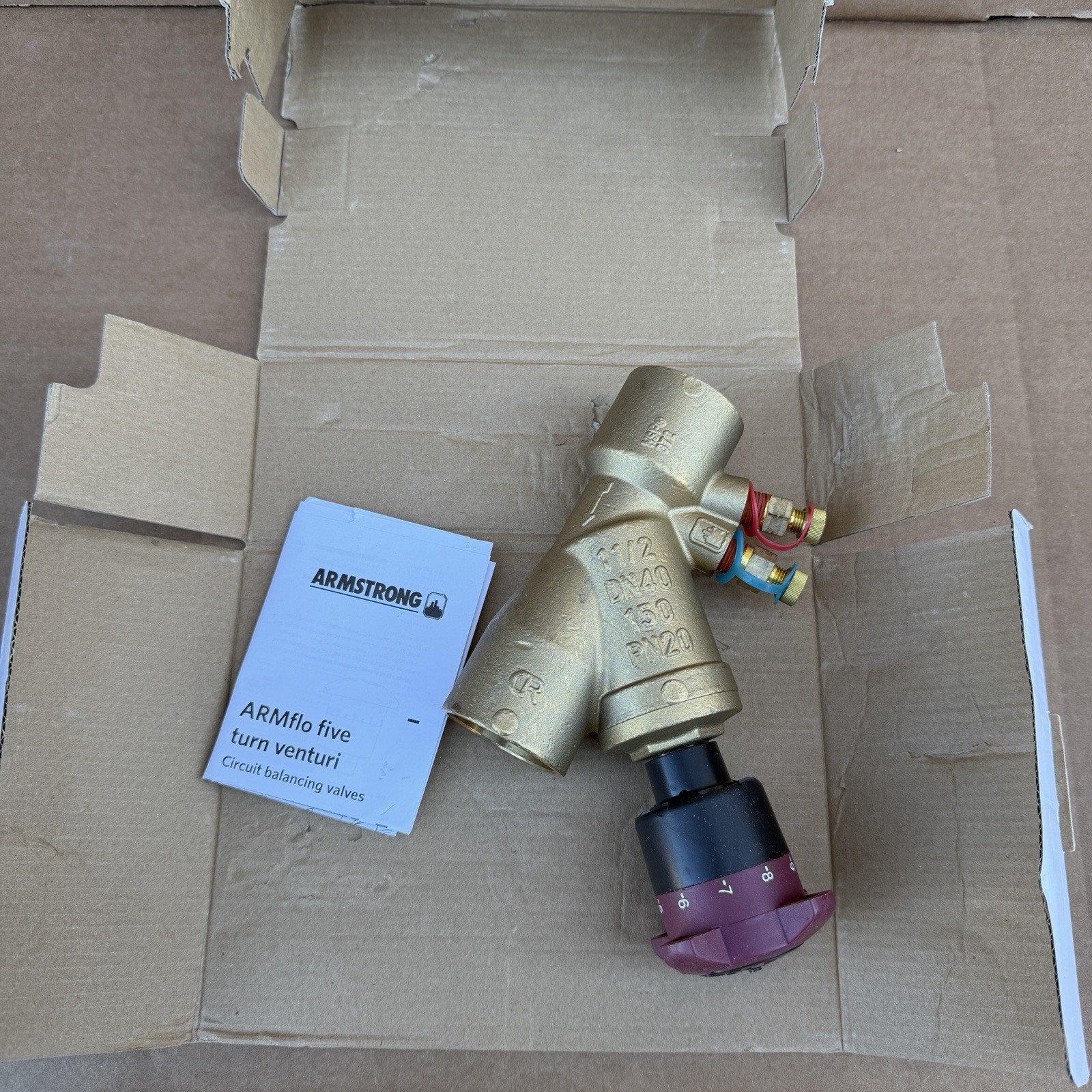 Armstrong CBV150VSCR 1-1/2” DN40 Balancing Valve 571110LF-354 300 PSI thumbnail 4