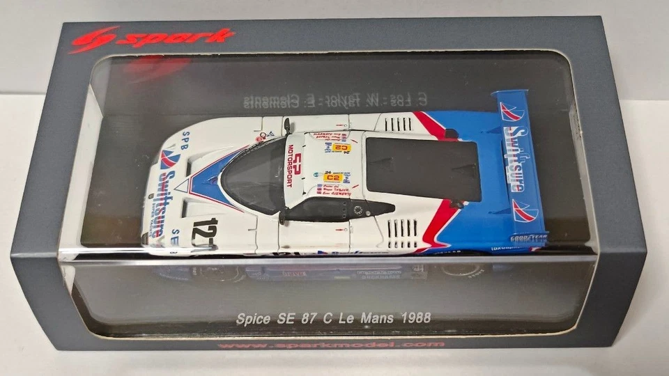 Modellino auto Spark 1/43 Spice SE87C LM 1988 24H Le Mans - Immagine 3 di 4
