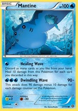 Pokémon Mantine STS-27 Common Englisch Excellent Reverse Holo