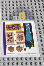 Lego Disney STICKER SHEET 2 ONLY for Lego Set 43222 Disney Castle