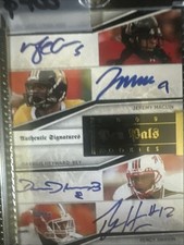 2009 Press Pass Pals Rookie Card Quad Autographs