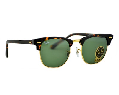 Ray-Ban Gold Frame Sunglasses with Dark Green Lenses and Tortoise Arms The Ray-Ban 3663 is a flashy sunglasses frame with luxurious  main image 2