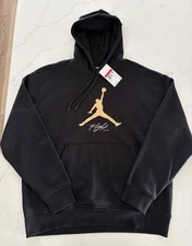 Nike Air Jordan Essentials Flight Jumpman Hoodie FD7545-011 Mens Size Large