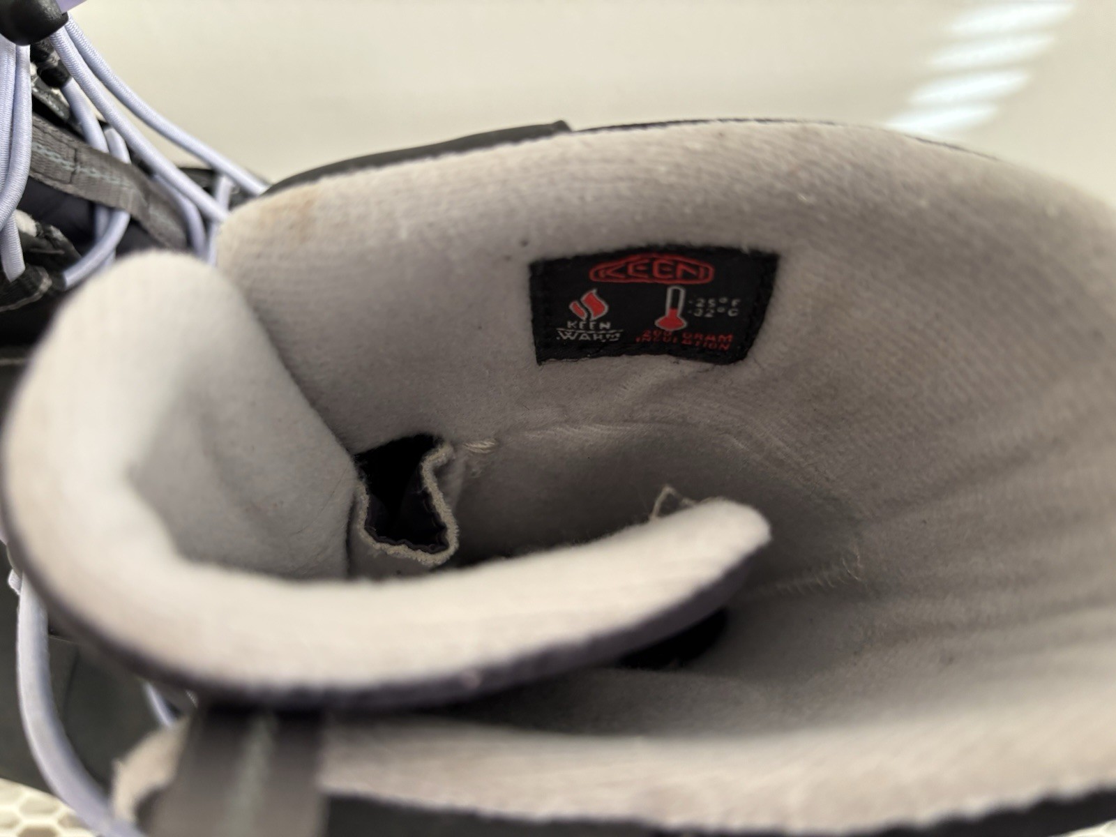 Stivali Keen Hoodoo Giovani Ragazze 2 Grigio Nero Pelle Invernali Impermeabili Isolati