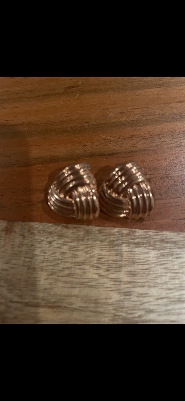 Vintage Style LOVE Knot Stud Earrings EXCELLENT CONDITION
