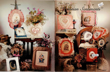 Sentimenti Vittoriani Alma Lynne Modello Punto Croce Libretto 1984 Vintage Cuori +