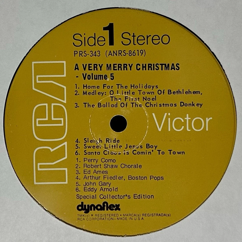 Очень счастливого Рождества, том 5 | 1971 LP, винил | RCA PRS-343 | VG + - Изображение 4 из 4