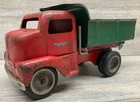 Vintage Original Tonka Toys Mound Metalcraft Cabover Red & Green Dump Truck