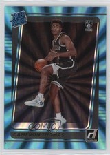 2021-22 Panini Donruss Rated Rookie Holo Teal Laser Cameron Thomas #203 1g4r