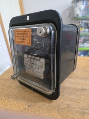 Westinghouse CW C Electric Relay/Electric Meter. Untested ASIS. Read Below