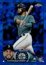 2023 Topps Chrome Sapphire Edition Eugenio Suárez #436 Seattle Mariners 3G