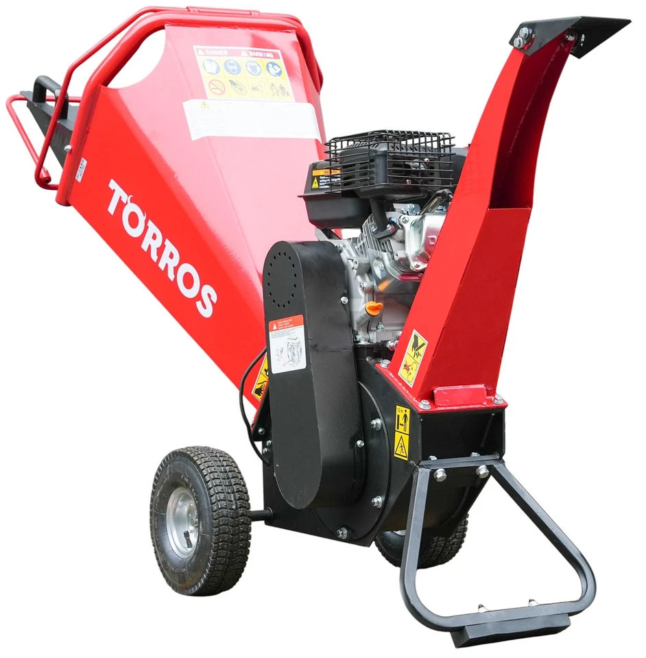 Broyeur de branches pro thermique essence 6,5 CV 196 cc 100 mm HHK84 - Photo 4/4