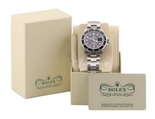 Rolex Submariner Date Steel 40mm Spider Dial CPO Dec 2025 card 16800 Vintage