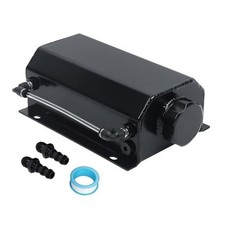 Coolant Radiator Tank Reservoir Expansion Overflow Tank 2 Litres Black