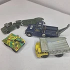 Vintage Diecast Car Toy Truck - Corgi, Majorette, Thorneycroft + Lot Of 4