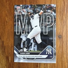 2025 Topps Now Baseball Aaron Judge AL MVP New York Yankees Card #OS-8