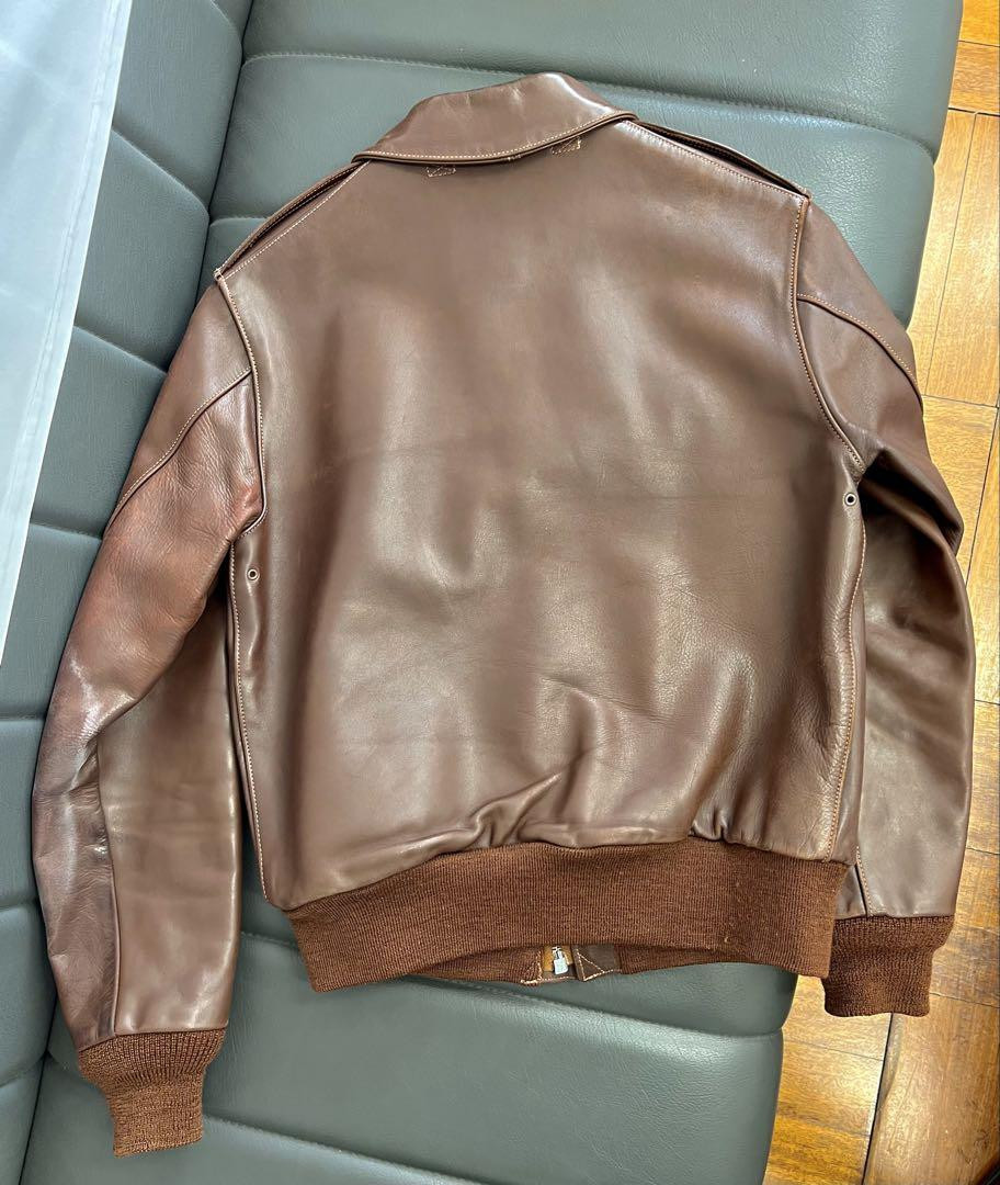 Real McCoys Brown Leather Flight Jacket TYPE A-2 36 #0220 | eBay Real McCoys Brown Leather Flight Jacket TYPE A-2 36 #0220 | eBay
