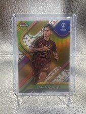 2024-25 Topps Finest Uefa Club Competitions Paulo Dybala #70 Gold Refractor /50
