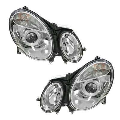 For Mercedes-Benz E500 03-06 TRQ Driver & Passenger Side Replacement Headlights
