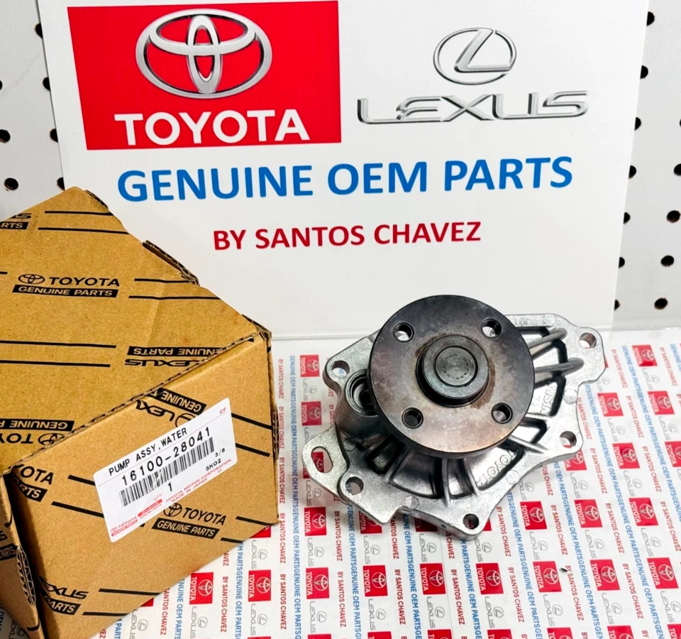 Bomba de agua del motor Toyota Corolla 2009-2010 pieza original OEM 16100-28041 Foto 2 de 4