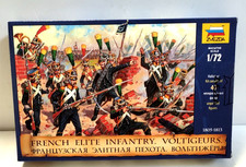 ZVEZDA 1:72 KIT SOLDATI FRENCH ELITE INFANTRY VOLTIGEURS FANTERIA FRANCESE 8042