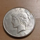 1923 Peace Silver Dollar $1 Coin 0.900 Fine Silver Business Strike Circulated
