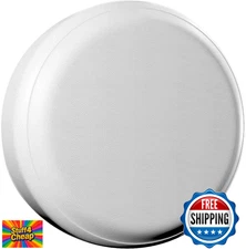 AmFor 22" Spare Tire Cover Universal for Jeep Trailer RV SUV Truck Durable White