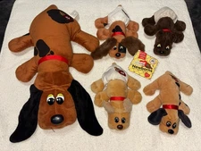 Lot Stuffed Plush Pound Puppies Newborns Dogs Soft Toys 