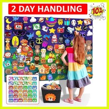 200Pcs Felt Story Board Set with Storage Bag Preschool Teaching Wall Flannel ...