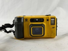 Minolta Weathermatic Dual 35 AF Underwater Film Camera Yellow Tested Working