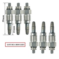 6 GlüHkerzen FüR VW LT 28-35 40-55 2.4 D TD Turbo Diesel Newparts Aluminium