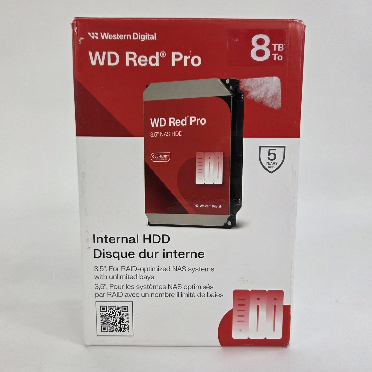 Western Digital Internal Hard Disk Drives 8 TB Storage Capacity