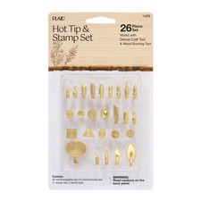 26-Piece Wood Burning Tool Tip Set for Pyrography Crafts Leather Gourds
