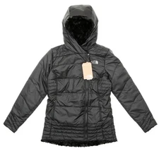 The North Face Womens Size XS Black Mossbud Swirl Parka Coat Reverses B1040