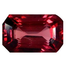1.30 ct AAA Attractive Octagon Shape 8 x 5 mm Pinkish Red Rhodolite Garnet