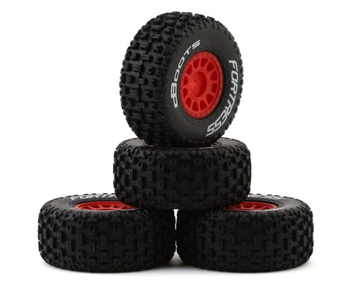 ARRMA dBoots 'FORTRESS' Glued Tire Set For 1/16 MOJAVE GROM - Picture 3 of 30
