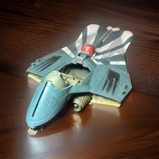 Star Wars Clone Wars Anakin's Jedi Starfighter Hasbro 2003 blue - Not Complete