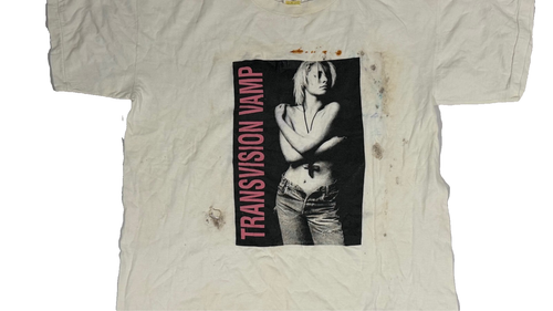 CAMISETA TRANSVISION VAMP WENDY WILLIAMS VINTAGE AÑOS 90 RARA GOLPEADA L - Imagen 2 de 3