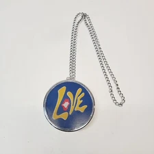 Vintage 1971 Realistic Radio Shack Tandy LOVE Radio Necklace Cat. No. 12-2002