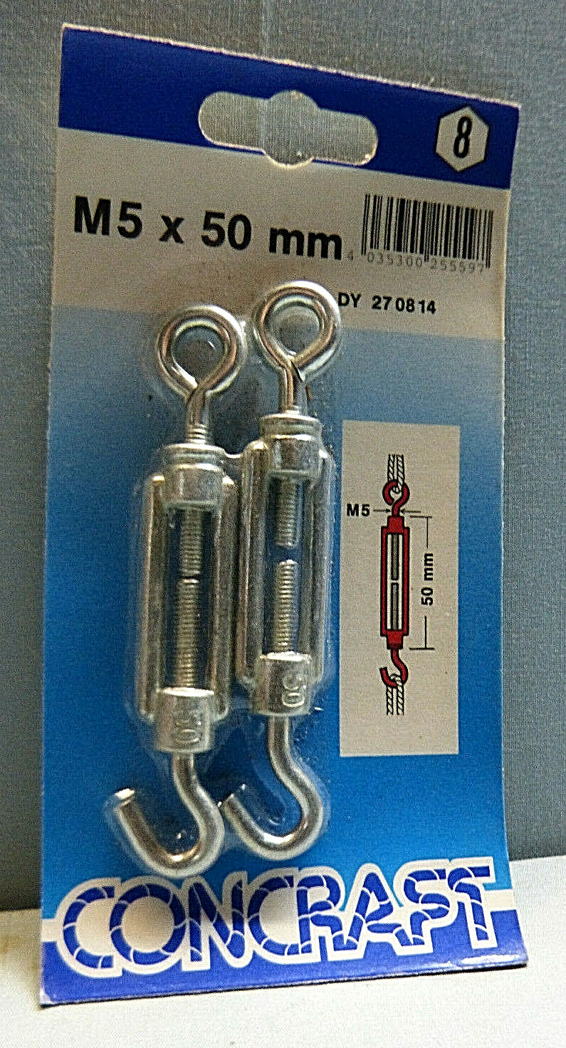 Edelstahl Wantenspanner INOX SPANNSCHLOSS Seilspanner Spannschlösser Gabel V4A E - Foto 8