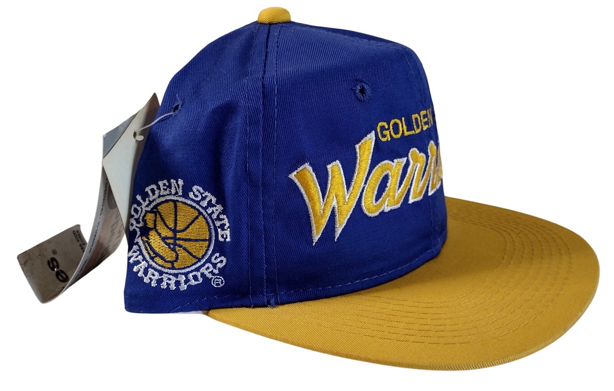 NWT Vtg Sports Specialties Golden State Warriors Script Snapback